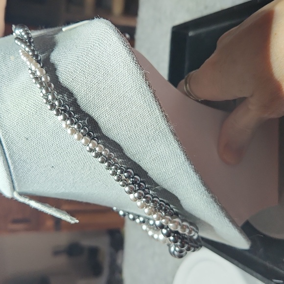 RMN tapered cocktail pearl necklace - Picture 2 of 4